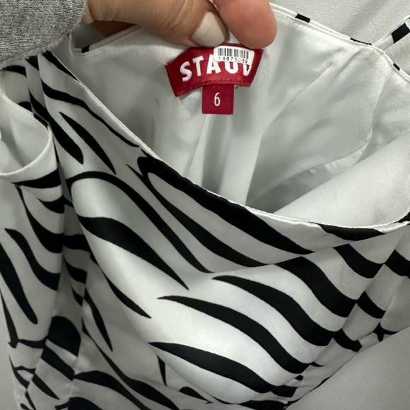 STAUD Lemon printed mini dress - Picture 7 of 8